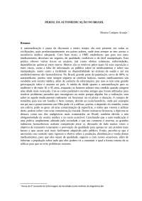 Considerações sobre o Relacionamento Interpessoal  Enfermeiro-Paciente