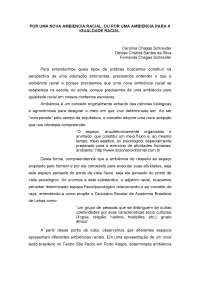 Ambiência racial para a educação