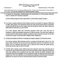 Assignment For Electrical Machines - Docsity