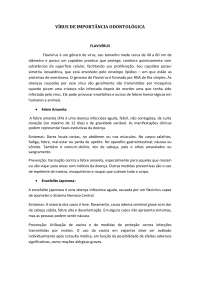 Vírus Importantes em Saúde Humana: Flavivírus, Ortomixovírus, Retrovírus e Coronavírus