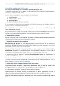 Derecho penal 1 y 2 uned | Apuntes de Derecho Penal | Docsity