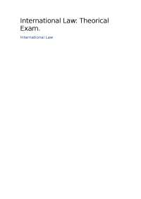 International Law: Sources, Obligations, and State Responsibility