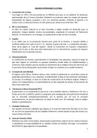 Patrimonio cultural (examen)
