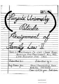 LL.B 1st year 2nd sem...Family Law