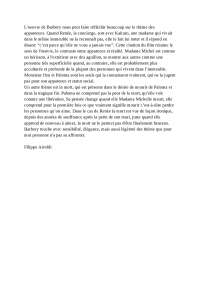 Riassunto In Francese L Eleganza Del Riccio Docsity