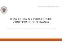 Tema 1 Concepto de Gobernanza