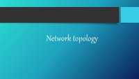 Network topologies computer science - Docsity