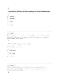 ERP multiple choice questions