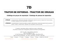 Fiat Allis Catalogo de peças 7D