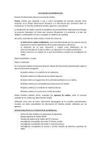 Análisis del Consumo de Medios en España: Fuentes de Información y Tendencias - Prof. Izur