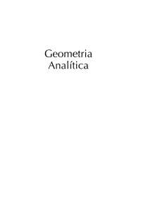 Geometria analítica.