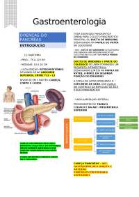 RESUMOS DE DOENÇAS DO PANCREAS