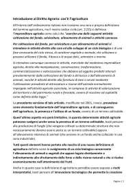Diritto Agrario: Evoluzione Storica e Normativa