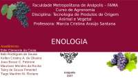 Enologia - Tecnologia de Produtos de Origem Animal e Vegetal