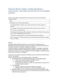 Data Generative Models and Mechanisms Teoria Sociologica Macro