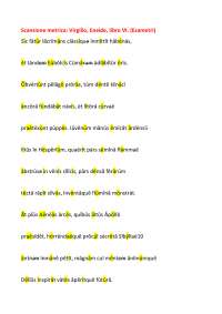 Scansione metrica di Virgilio, Eneide, Libro VI