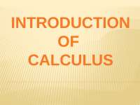 Introduction of Calculus - Docsity