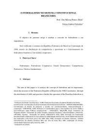 Federalismo e Descentralização no Direito Constitucional Brasileiro