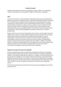 Parlament Europejski - "Prawo instytucjonalne Unii Europejskiej"