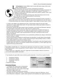 Antropologia culturale - Shultz, Lavenda (Riassunto completo)