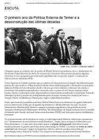 Politica externa brasileira