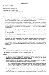 LAMBINO VS. COMMISSION ON ELECTIONS