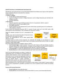 APPUNTI LEZIONI DI MICROFINANZA