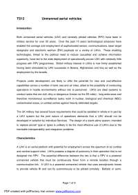 The Role and Capabilities of Unmanned Aerial Vehicles (UAVs) in Modern Military Operations