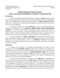 Historia Moderna de España y Europa I