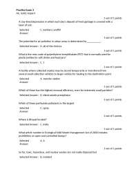 EXAM GED 110 People and Earth's Ecosystem