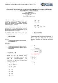 Análisis de Esfuerzos en Engranajes: Ejercicios Resueltos
