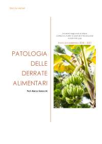 dispense patologia delle derrate alimentari