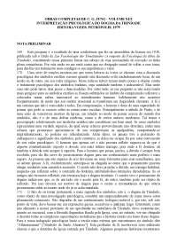 A interpretação preliminar do dogma da trindade - Carl Jung