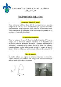 EQUIPOS DENTALES DE RAYOS X