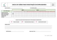 Manutenção Diária de Empilhadeiras: Check List