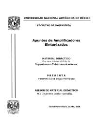 Apuntes amplificadores