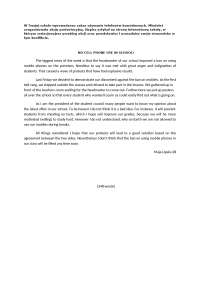 Article in English for matura exam