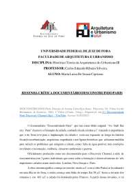 Resenha crítica - Documentário desconstruindo Paris