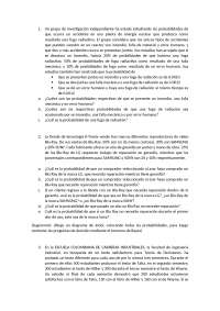 Teoría de la decisión - Ejercicios