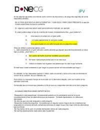 Test para inventario