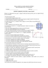 Prove D'esame Azionamenti elettrici