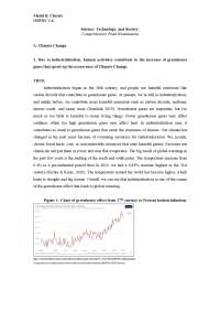 My final examination in Science Technology and Society