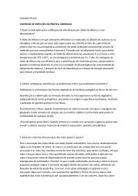 Controle de Infecção na Prática Cirúrgica: Esterilização, Antissepsia e Desinfecção