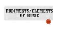 Rudiments (Elements of Music)