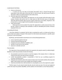 Job Analysis Ergonomics Lesson