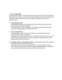 Management Information Quiz - Docsity