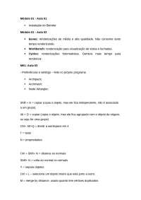 Programa de 3D blender 3d - Docsity