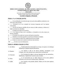 Examen de etiqueta y protocolo