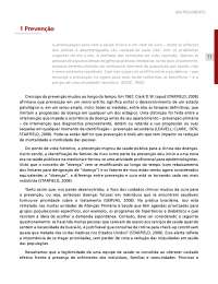 Prevenção - 4 tipos de prevenção