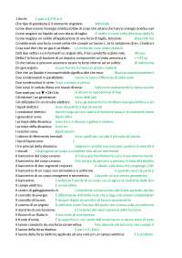 Biomeccanica Unipegaso Domande in ordine alfabetico